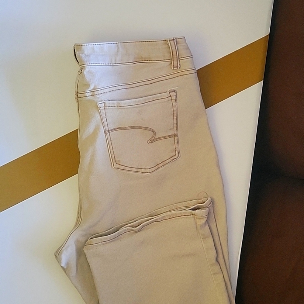 Time and Tru khaki jeans long tall #59